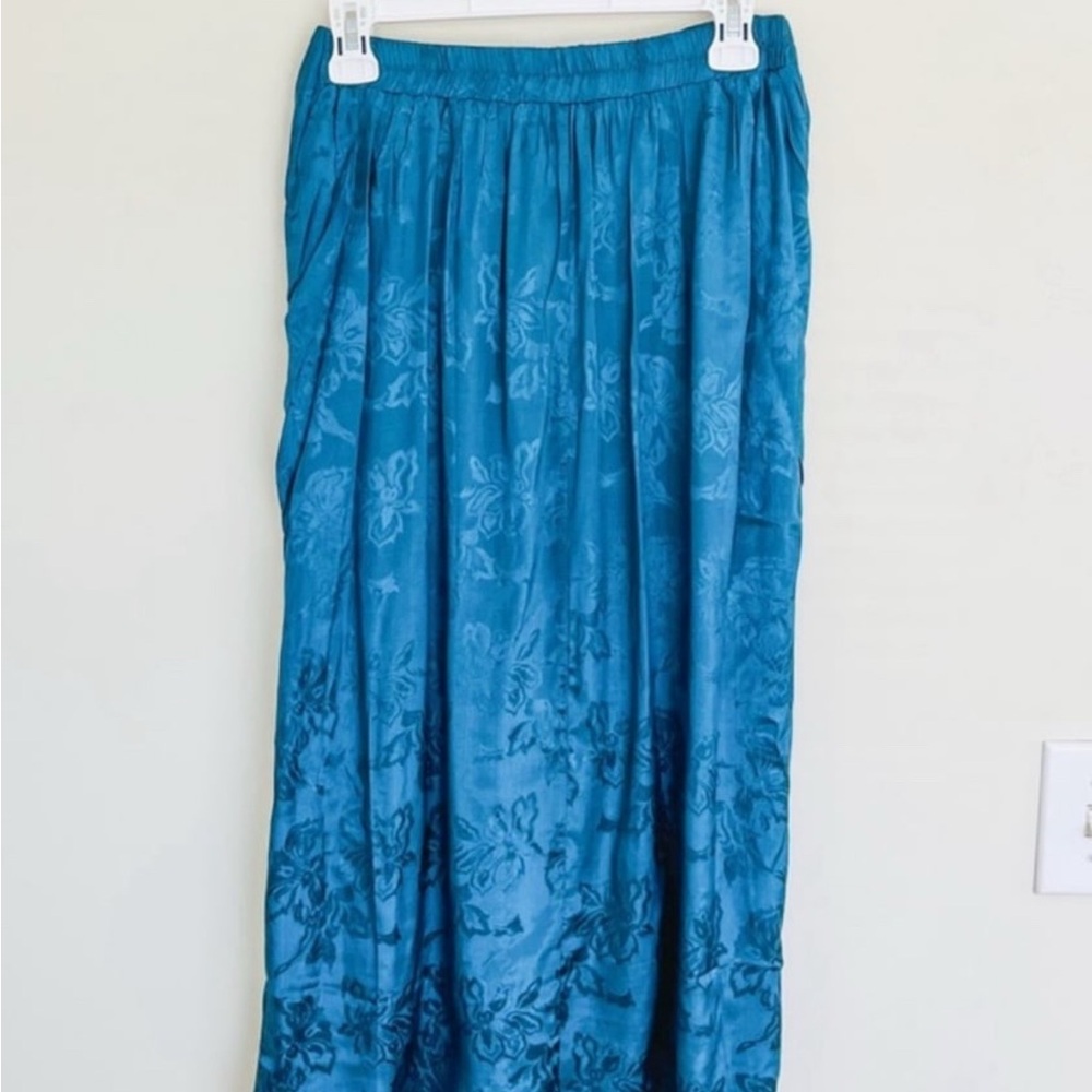 Band of Gypsies Asymmetrical Blue Skirt - Picture 4 of 8